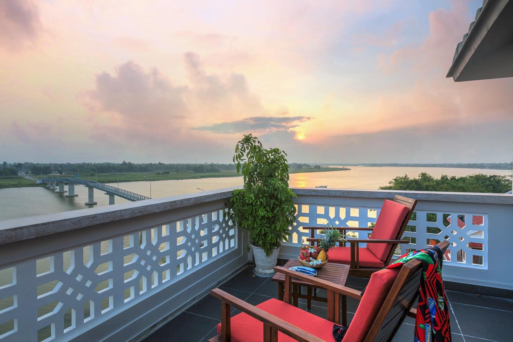 منتجع وسبا آنا ريتريت هوي ان المظهر الخارجي الصورة View of the River from the Hotel